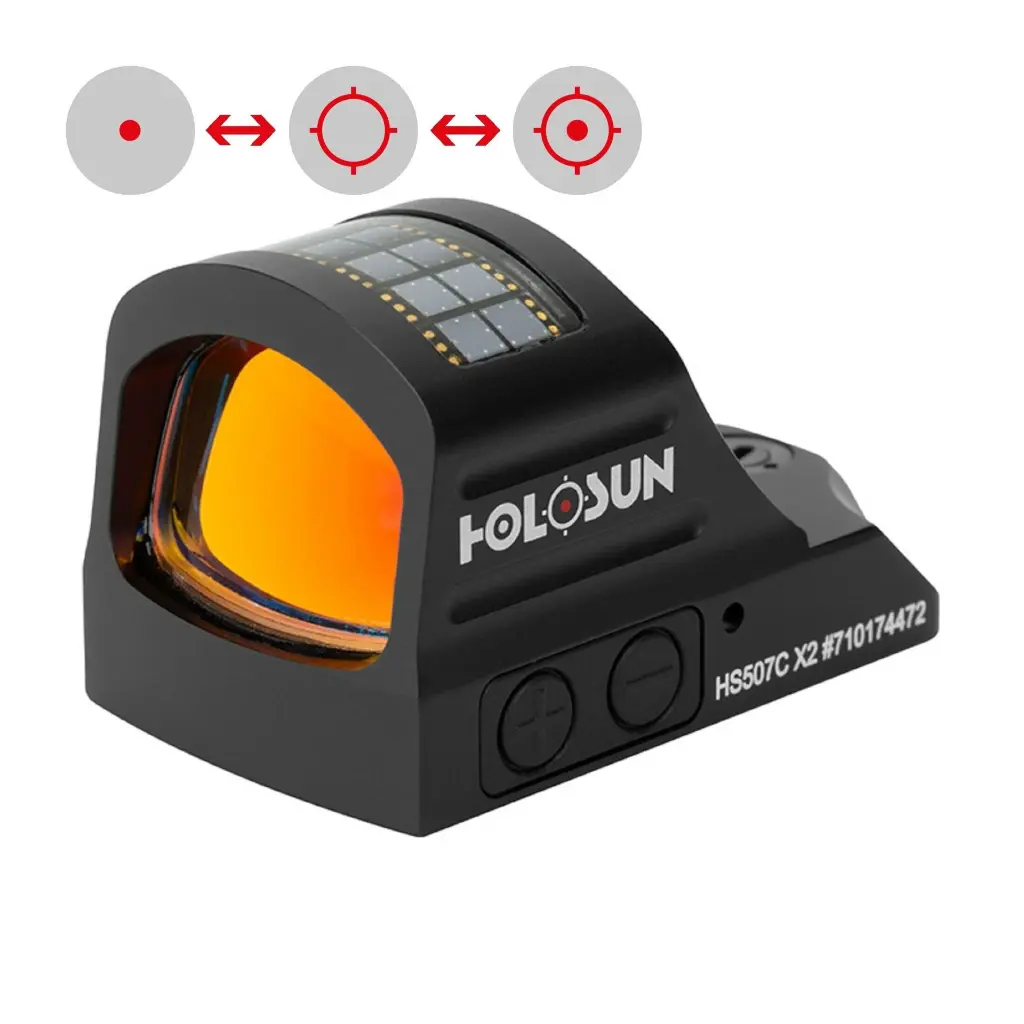 Holosun HS507C-X2 – Absehenoptionen – Herstellerbild / Symbolbild