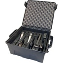 MTM - Pistolenkoffer für 6 halbautomatische Pistolen - Dark Gray