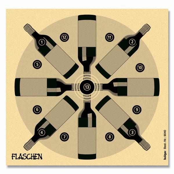 Glücksscheibe Flaschen 10m