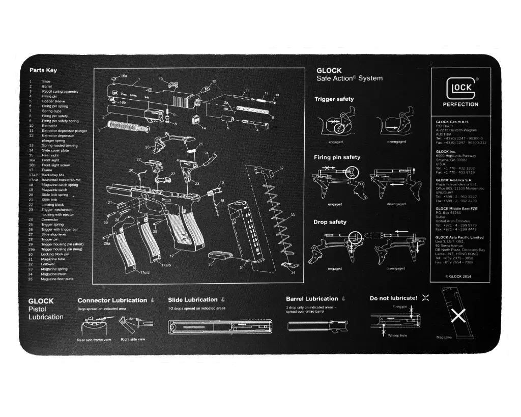GLOCK Unterlag- und Reinigungsmatte | 