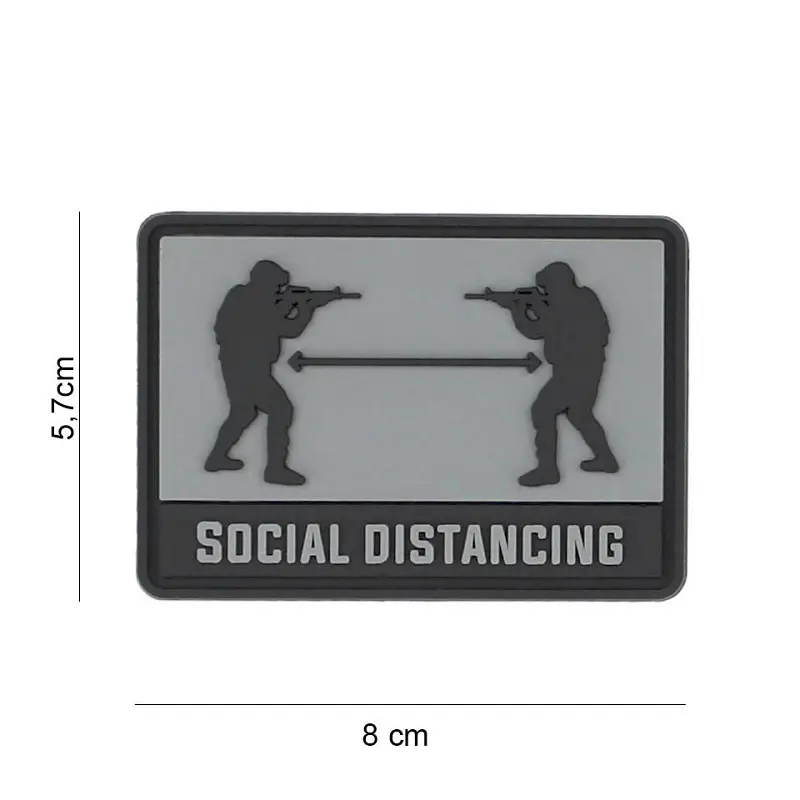 VAN OS -  Patch | Social distance grau