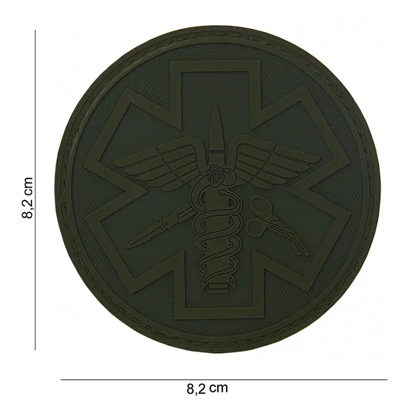 VAN OS - 3D Patch | PVC Para medic grün