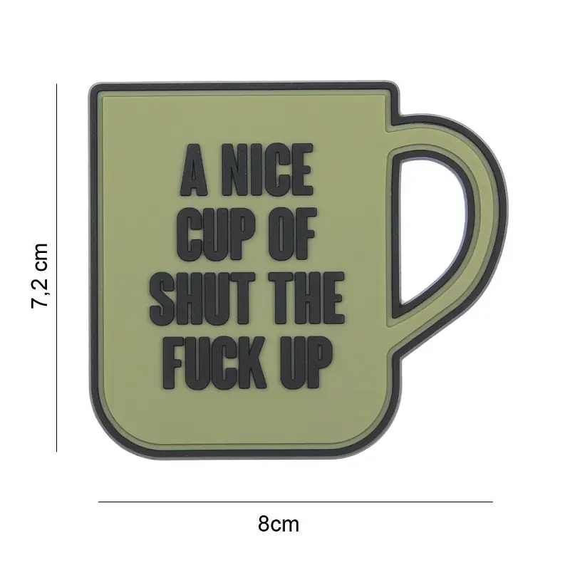 VAN OS - 3D Patch | PVC A nice cup grün