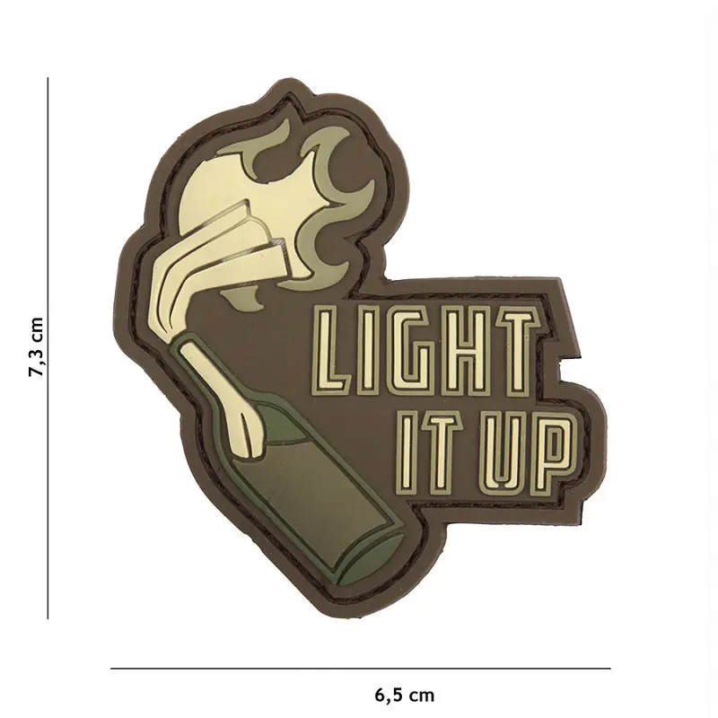 VAN OS - 3D Patch | PVC Light it up braun