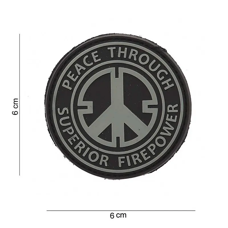 VAN OS - 3D Patch | PVC Peace through superior fire power