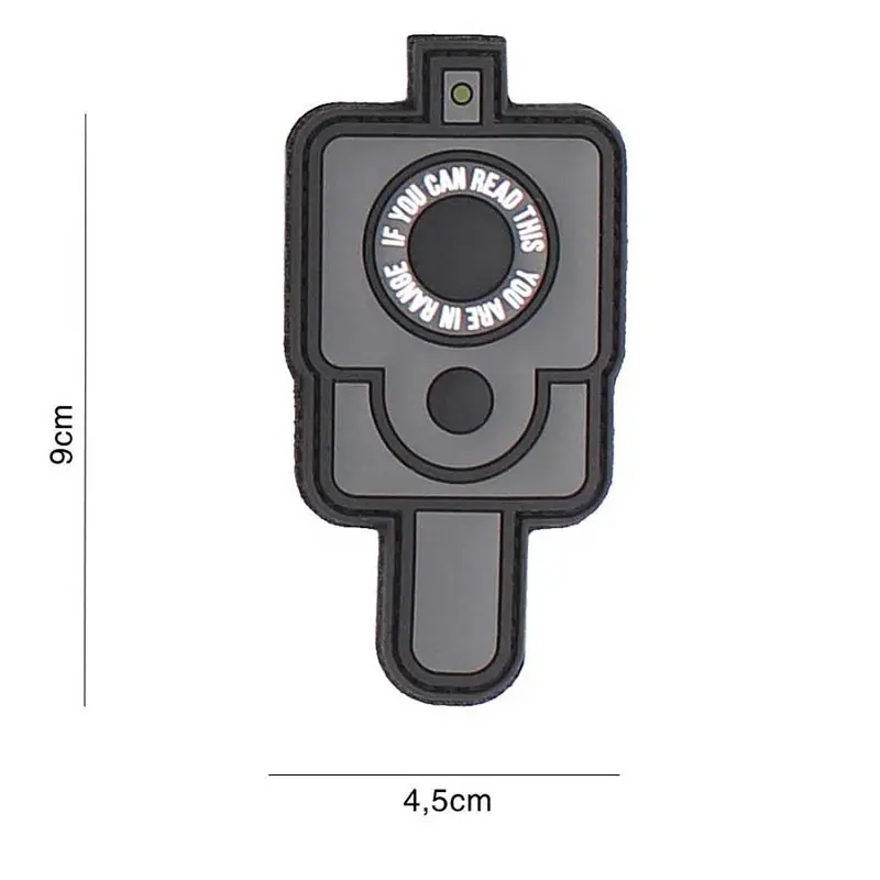 VAN OS - 3D Patch | PVC In Range grau
