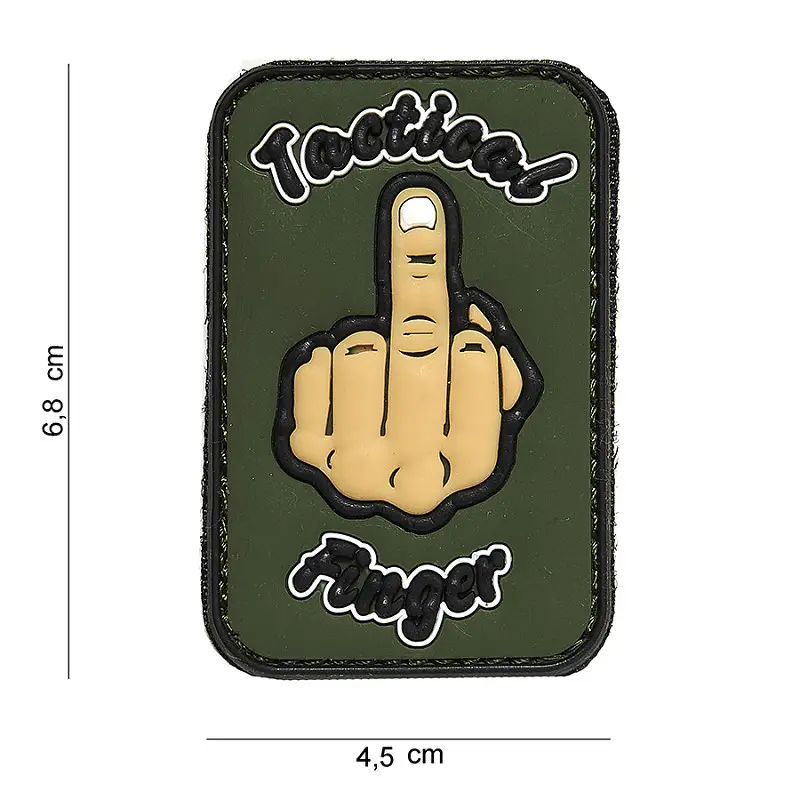 VAN OS - 3D Patch | PVC Tactical finger grün