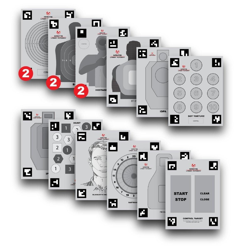 LASER ACADEMY - Zielscheiben