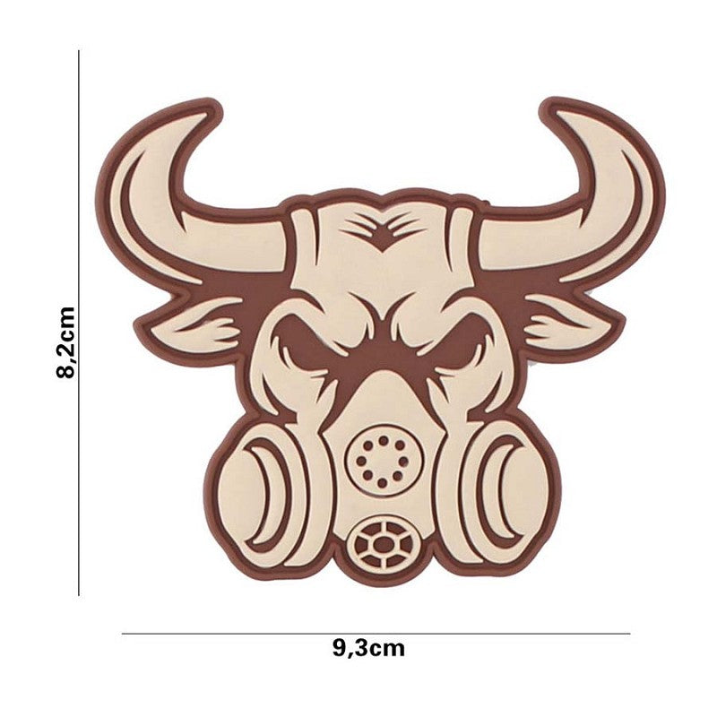 VAN OS - 3D Patch | Gassmask Bull beige