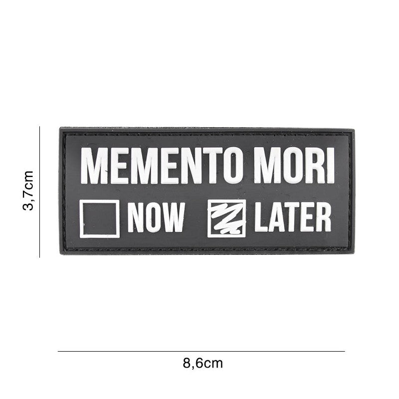 VAN OS - 3D Patch | Memento Mori later schwarz