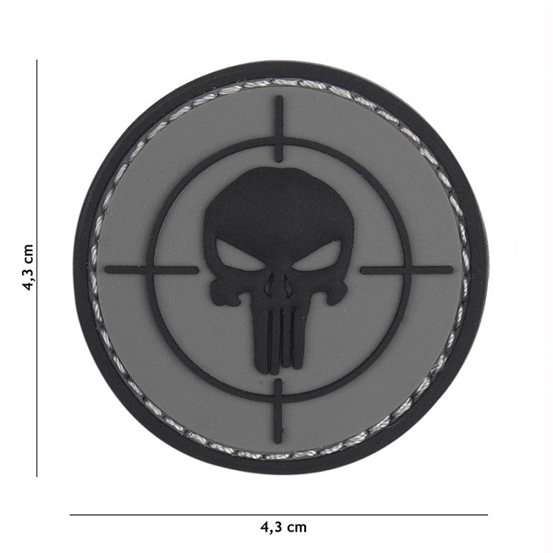VAN OS - 3D Patch | Punisher Visier Grau
