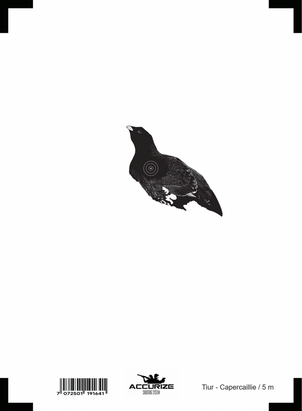 ACCURIZE ZIELSCHEIBE - AUERHUN / 5M