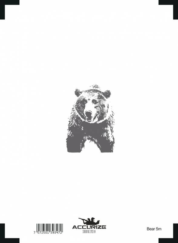 ACCURIZE ZIELSCHEIBE - BÄR / 5M