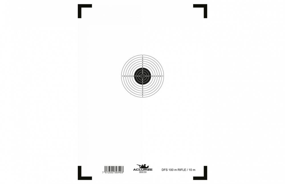 ACCURIZE ZIELSCHEIBE - DFS 100M / 10M