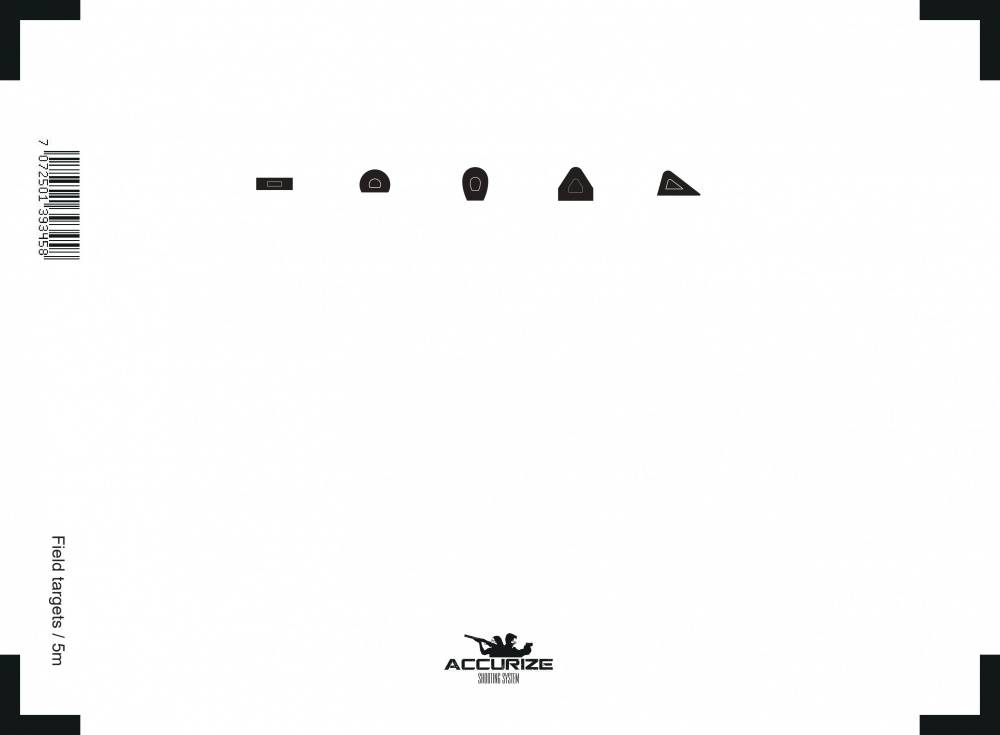 ACCURIZE ZIELSCHEIBE - FELD / 5M