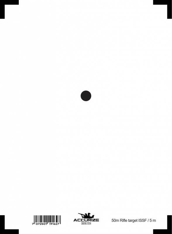 ACCURIZE ZIELSCHEIBE - ISSF 50M / 5M