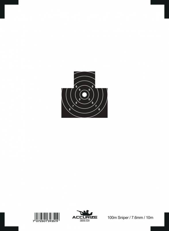 ACCURIZE ZIELSCHEIBE - SNIPER 10M