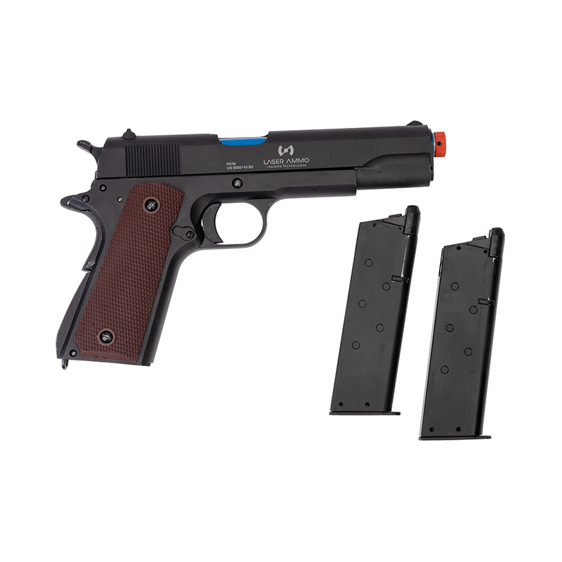 Trainingspistole mit Blowback | Laser Ammo 1911 | Green Gas | roter Laser