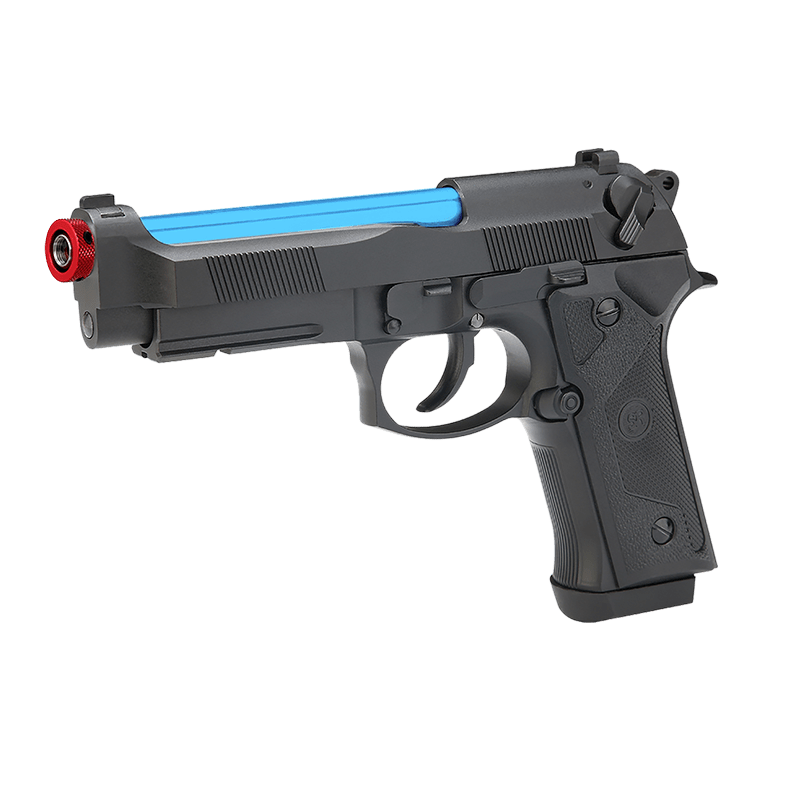 LASER AMMO Trainingspistole mit Blowback | M9 | Green Gas | IR Laser