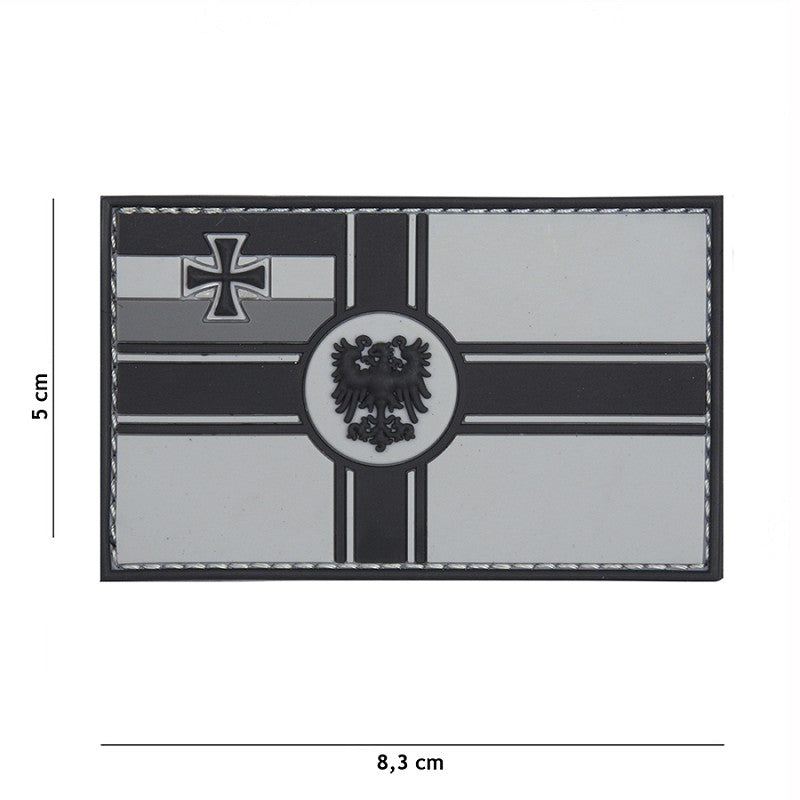 VAN OS - 3D Patch | Deutsche Empire Flagge - grau