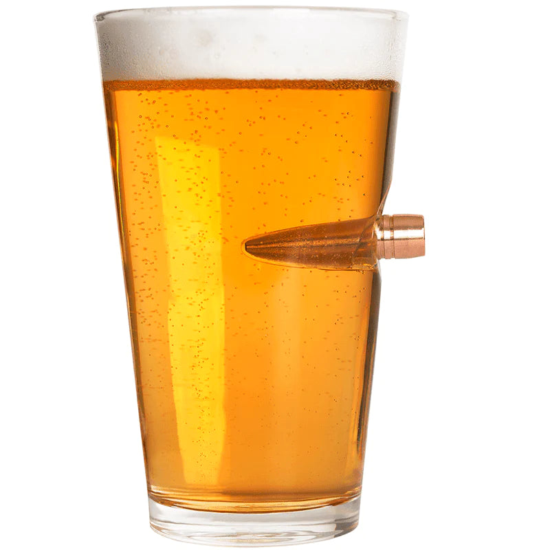 Lucky Shot - Bierglas mit .50