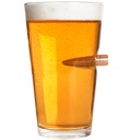 Lucky Shot - Bierglas mit .50