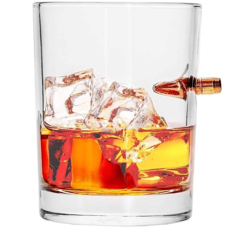 Lucky Shot - Whiskyglas mit .308 Geschoss