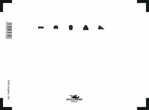 [FTFIG] ACCURIZE ZIELSCHEIBE - FELD / 5M