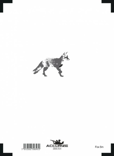 [FTFOX] ACCURIZE ZIELSCHEIBE - FUCHS / 5M