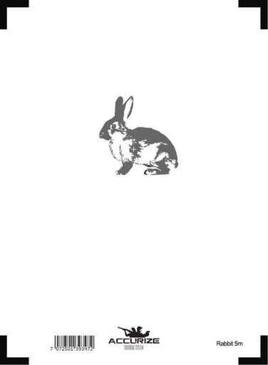 [FTRAB] ACCURIZE ZIELSCHEIBE - HASE / 5M