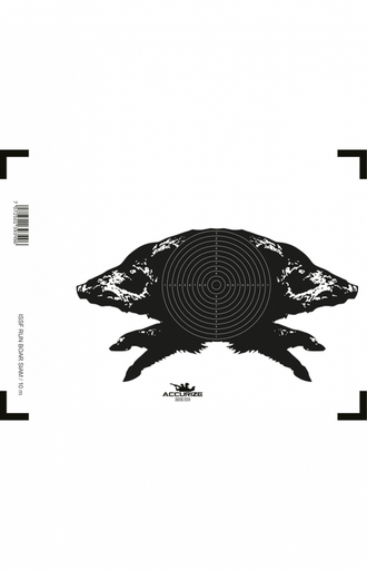 [FTBOAR] ACCURIZE ZIELSCHEIBE - ISSF WILDSCHWEIN 10M