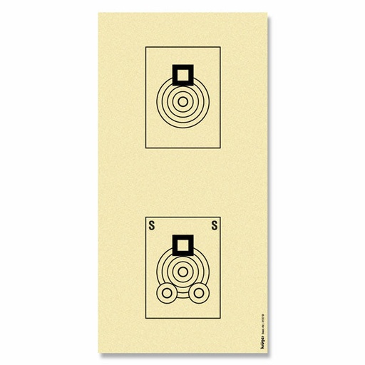 [5137B-5] Benchrest-Scheibe 100m