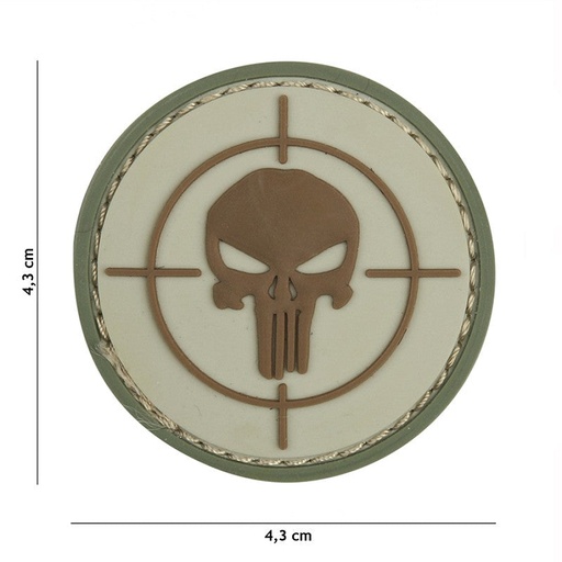 [12075] VAN OS - 3D Patch | Punisher Visier Coyote