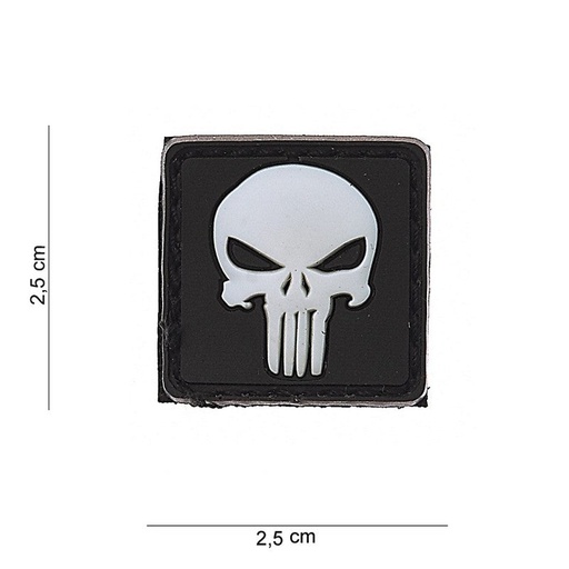 [12026] VAN OS - 3D Patch | Punisher weiss