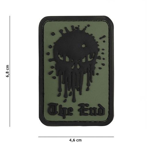 [9027] VAN OS - 3D Patch | Skull The End Grün