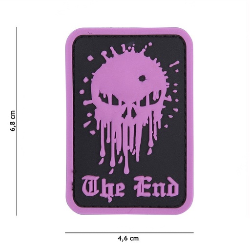 [9025] VAN OS - 3D Patch | Skull The End Rosa