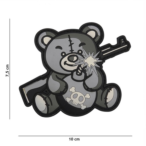 [9015] VAN OS - 3D Patch | Terror Teddy grau