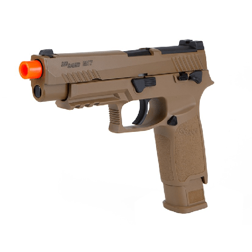 [RETP-SIGM17-GG-T] Trainingspistole mit Blowback | SIG M17 | Green Gas | roter Laser - Farbe: TAN