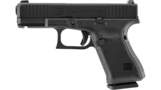 [2.6553] Trainingspistole mit Blowback | Umarex ‌AS Glock 19 Gen5 6 mm Gas – max. 1 Joule, 19 Schuss