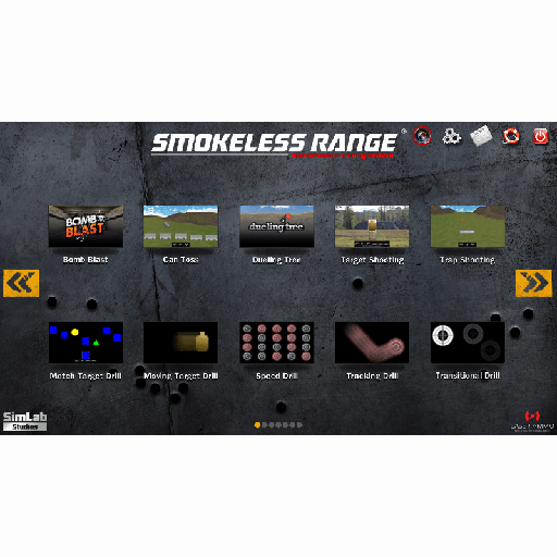 [SR001-ST] LASER AMMO Smokeless Range® 2.0 | Heimsimulator mit Kurzstreckenkamera