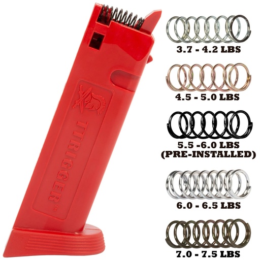 [TT-MG-G-09-RD+SPR] TTRIGGER - Dry Fire Trainingsmagazin CLASSIC | GLOCK Double Stack