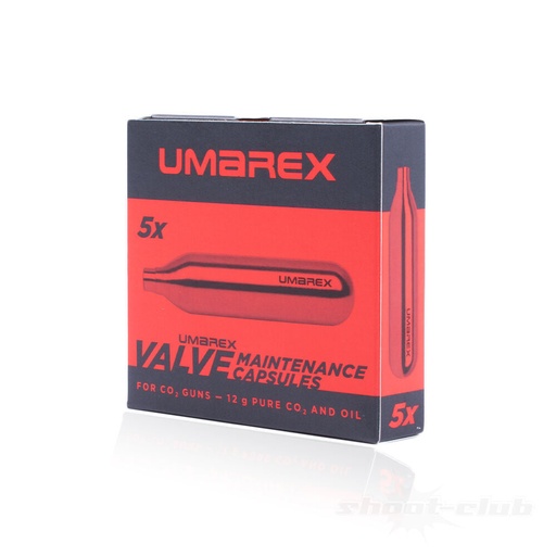 [4.1683-1] UMAREX- CO2 Wartungskapseln | 12g mit Öl