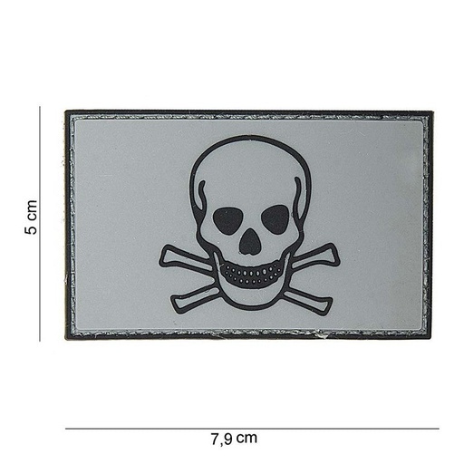 [10069] VAN OS -  Patch | Skull and Bones - grau