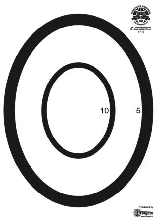T13 ISB Zielscheibe Oval
