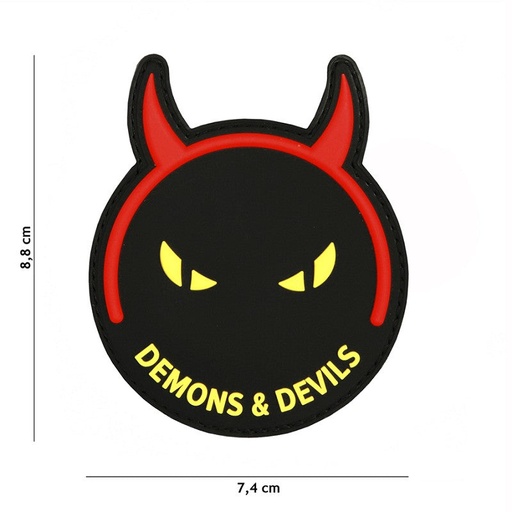 [5125] VAN OS - 3D Patch | Demons & Devils - schwarz/gelb