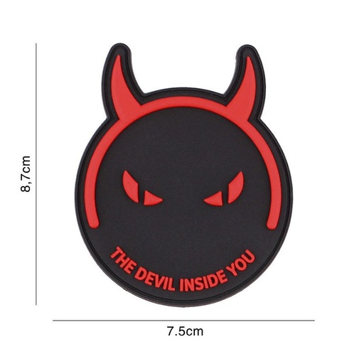 [5124] VAN OS - 3D Patch | Demons & Devils - schwarz/rot