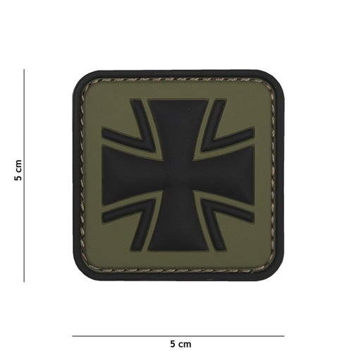 [11109] VAN OS - 3D Patch | Deutsches Kreuz - grün