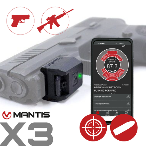 [MT-1002] Mantis X3 – Trocken- & Scharfschusstrainer für Pistole und Gewehr