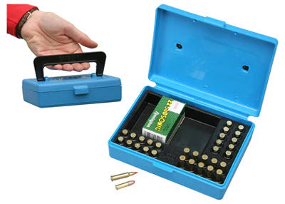 [SB-22-20 blau] MTM Ammo Box 30 Round 22 LR Rimfire Match