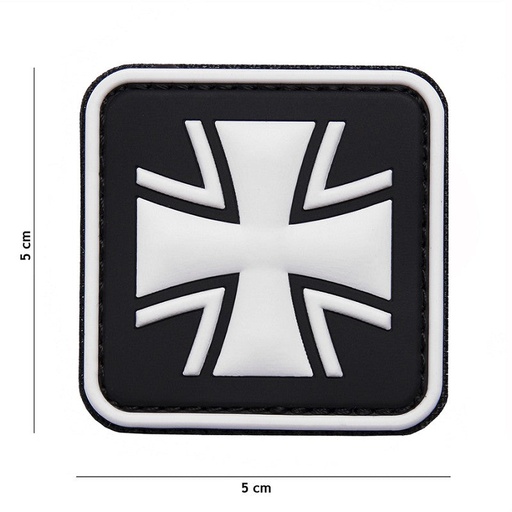 [8075] VAN OS - 3D Patch | Deutsches Kreuz - schwarz